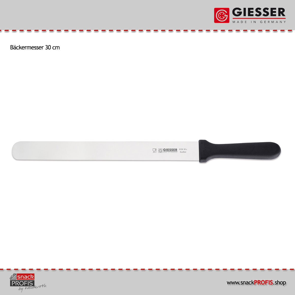 Giesser Messer im Onlineshop der snackPROFIS ° Onlineshop für Atollspeed, GRILLOMAX, Multistopper und mehr...